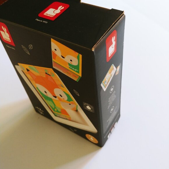 Janod Wooden Block Puzzle 12 Months + - Picture 3 of 11